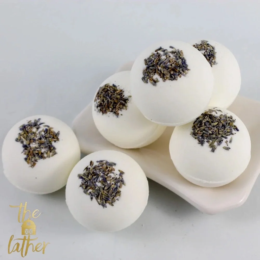 Botanicals- Peach & Tangerine / Elder Flowers Essential Milk Bomb - Picture 3 of 7